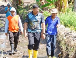 Upaya Jaga Tanaman Petani, Bupati Bantaeng Bersama Masyarakat Bersihkan Irigasi di Desa Biangloe