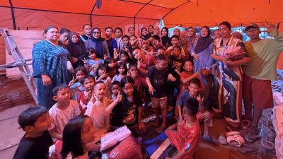 Kolaborasi Tiga Lembaga Dampingi Anak Penyintas Kebakaran Kandea