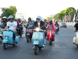 Kepala BKN dan Wali Kota Makassar Riding Vespa-Tanam Tebuya di CPI