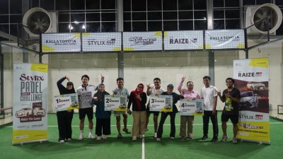 Keren Banget, Kalla Toyota Sukses Gelar Stylix Padel Challenge