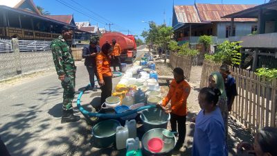 BPBD Jeneponto Salurkan 5.000 Liter Air Bersih Warga Terdampak Kekeringan