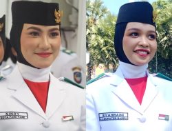 Tiga Siswa Madrasah Isi Posisi Strategis Paskibraka Sulsel di HUT RI ke-81, Pembentang dan Pembawa Baki Bendera