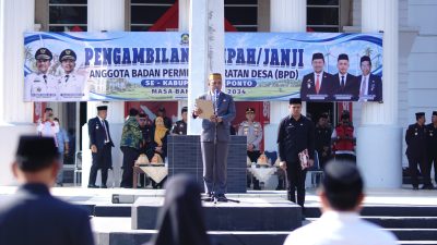Bupati Jeneponto Ambil Sumpah Janji Anggota BPD Masa Bakti 2026-2034