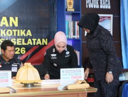 Kasi Narkotika Kejati Sulsel Kawal dan Ikut Musnahkan BB Narkotika di BNN Sulsel