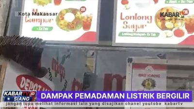 Pelaku UMKM Menengah Keluhkan Pemadaman Listrik Bergelir di Kota Makassar