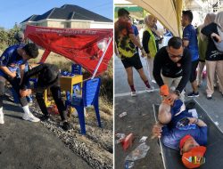 Dinas Kesehatan Jeneponto Siagakan Tim PSC 119 pada MRP Fun Run