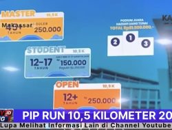 Kampus PIP Makassar Gelar Run 10,5 KM Berhadiah Puluhan Juta