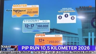 Kampus PIP Makassar Gelar Run 10,5 KM Berhadiah Puluhan Juta