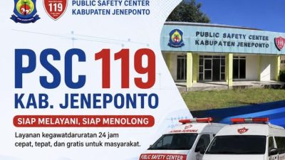 Kadinkes Jeneponto: Warga Mengalami Kondisi Darurat Hubungi PSC 119