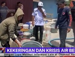 BPBD Jeneponto Salurkan Air Bersih Dampak Kekeringan