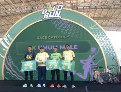 1500 Runner Ramaikan Pegadaian Gold Run 2026 di Karebosi Makassar